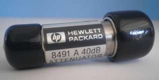 New* HP 8491 A 40db Coaxial Attenuators Set w/ Manual  