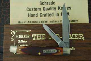 SCHRADE NY MADE IN USA OLD TIMER 2BLADE JACK KNIFE 33OT  