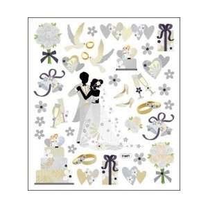  Tattoo King Multi Colored Stickers Wedding Dance; 6 Items 