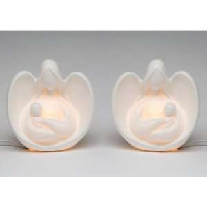   Baby Porcelain Night Light, Set of 2 