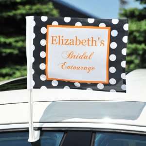  Wedding Favors Bridal Entourage Bachelorette Car Flag 