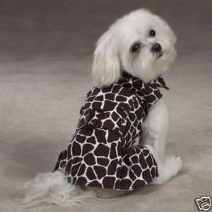   Wild Side Giraffe Print Dog Dress TEACUP 