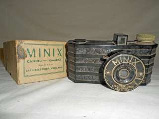   Stan Test Corp. Plastic Body Minix 35 mm Film Camera w/ Original Box