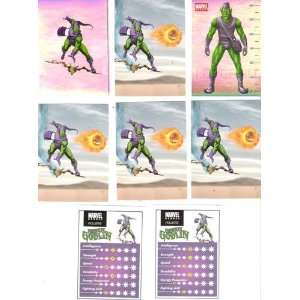   Heroes Collectible Sticker Lot of 9 Green Goblin 