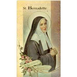  St. Bernadette Biography Card (500 595) (F5 410)
