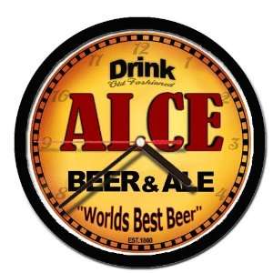  ALCE beer and ale wall clock 