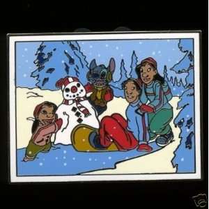    Disney Pin/Lilo & Stitch Snow Day W/ Nani & David 