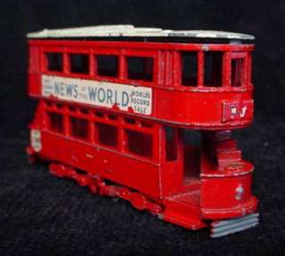 Lesney No.3 Trolley Tram Railway Car News of The World  