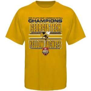  Georgia Tech Yellow Jackets Youth Gold 2009 ACC Champions 