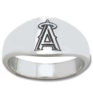  Los Angeles Angels of Anaheim Logo Mens Enamel Band Ring 