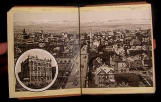  of Denver Colorado c.1885 lithographed views by Appel & Co clothiers
