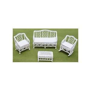   Pc. White Wire Sunroom Set sold at Miniatures