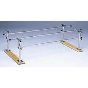  Folding Parallel Bars Adult, 10 Handrails, Wood Base 
