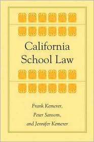   School Law, (0804748659), Frank Kemerer, Textbooks   