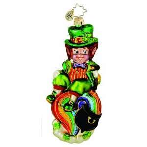  Christopher Radko Glass Declan Irish Leprechaun Christmas 