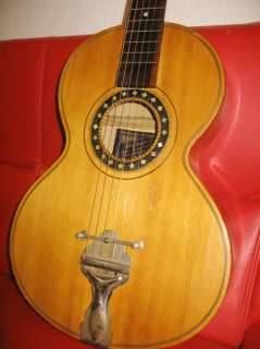 antique old vintage early steel strings 1900 parlor guitar 