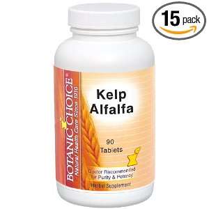  Botanic Choice Kelp/Alfalfa Tabs 90s Bottle (Pack of 15 