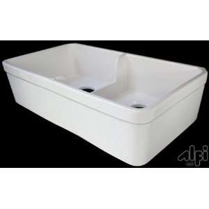  ALFI Brand Kitchen Sink   2 Bowl Farmhouse AB5123 B