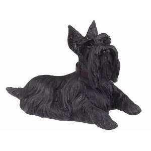 Scottish Terrier Lying 3 Dog Figurine