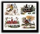 Stickers Gifted Line A26 VICTORIAN WINTER HOMES  