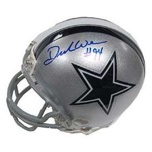  DeMarcus Ware Autographed Mini Helmet   Autographed NFL 