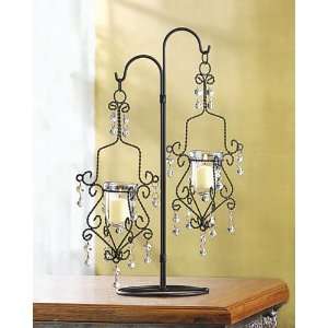  22 WEDDING HANGING MINI CHANDELIER CANDLE CENTERPIECES 