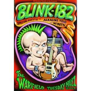  Blink 182 Alkaline Trio Fillmore Concert Poster BGP257 