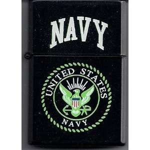   United States Navy Emblem Zippo style Lighter 