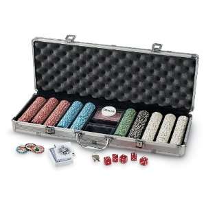  500 Pc. 9 gram Clay Chip Poker Set