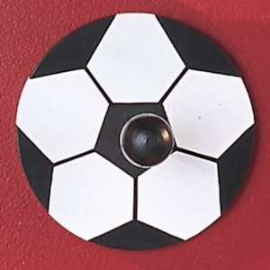 Soccer Ball Wall Peg Coat Hook Sport Futbol Football