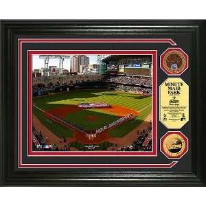  Houston Astros Minute Maid Park 24KT Gold & Infield Dirt 