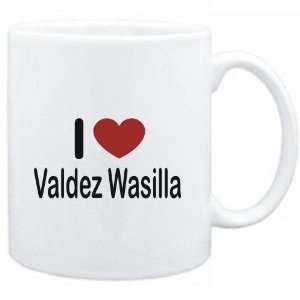  Mug White I LOVE Valdez Wasilla  Usa Cities
