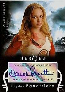 NBC HEROES HAYDEN PANETTIERE CLAIRE AUTOGRAPH AUTO CARD  