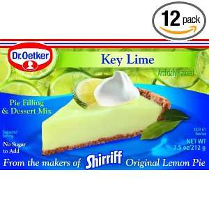 Dr. Oetker Key Lime Pie Filling and Dessert Mix, 7.5 Ounce (Pack of 12 