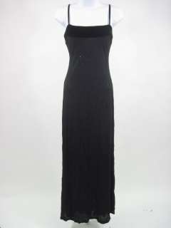 HEIDI HEIDI WEISEL Black Sleeveless Long Dress Size 8  