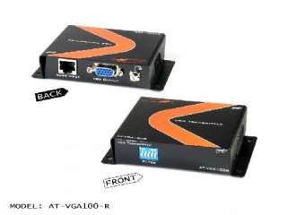 Atlona AT VGA100 R CAT5/6/7 VGA Extender Receiver 330ft 846352003029 