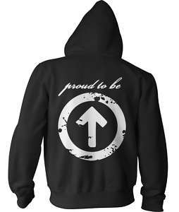 ABOVE THE INFLUENCE PROUD TO BE sober drugs HOODIE M  