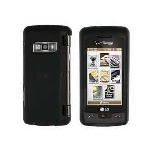  Rubber Coated Plastic Cover Black For LG enV Touch VX11000 
