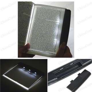 LED Light Wedge Panel Book Reading Lamp Paperback Night  