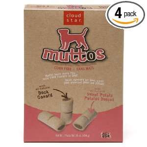 Cloud Star Muttos Dog Treats, Duck & Sweet Potato Flavor, 16 Ounce 