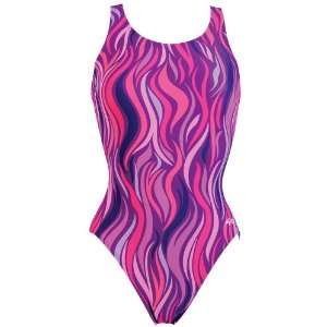  Dolfin Swimwear Winners Swimsuit With HP Back FIREFLY 