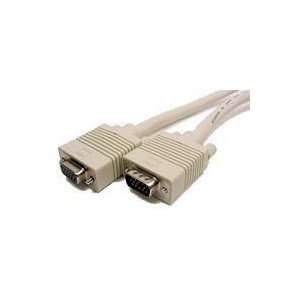  Cable, SVGA Ext., HDB15 M/M, 50 Beige, 3 Coax + 4 Twisted 