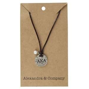  Alpha Kappa Alpha Alloy Necklace