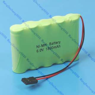 6V 1800mAh NI MH Rechargeable Receiver Battery Pack New  