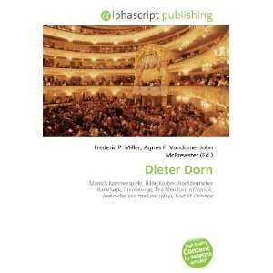  Dieter Dorn (9786133870376) Books