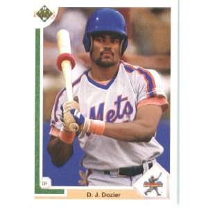  1991 Upper Deck # 3 D.J. Dozier New York Mets Bsaeball 
