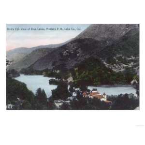   of the Blue Lakes   Midlake, CA Giclee Poster Print