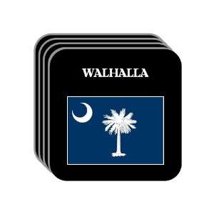 US State Flag   WALHALLA, South Carolina (SC) Set of 4 Mini Mousepad 