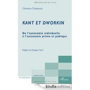 Kant et Dworkin  De lautonomie individuelle à lautonomie privée 