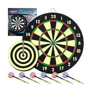 Game Room Dart Set with 6 Darts and Board Perfect for Family Dart 